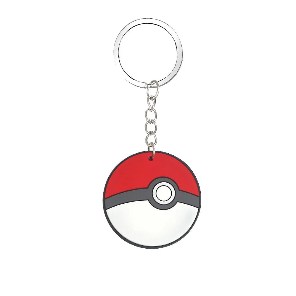 Pokemon PVC Keychain Anime Figure Pikachu Gengar Cartoon Fashion Bag Keyring Pendant Accessories Kids Birthday Christmas Gifts
