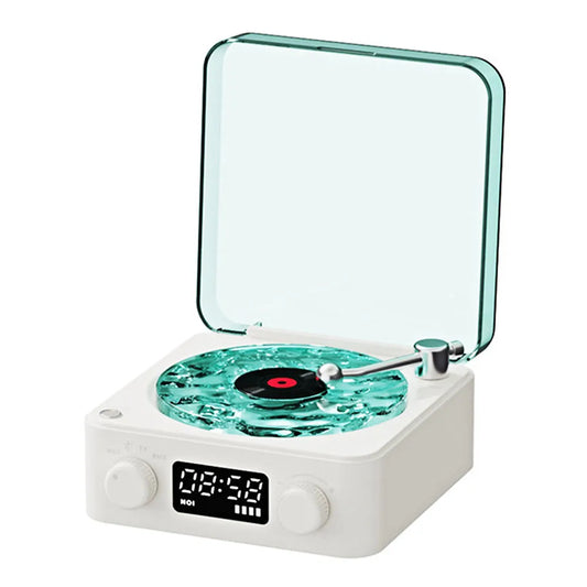 NEW Mini Retro White Noise Bluetooth Speaker Portable Vintage Sleep Aid Bluetooth Speaker Subwoofer with RGB Light Support TF Card